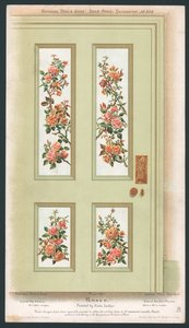 Dørpanel dekoration af English School