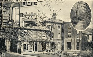 Down House, Downe, hjemsted for Charles Darwin (1809-82) fra 1842 af English School