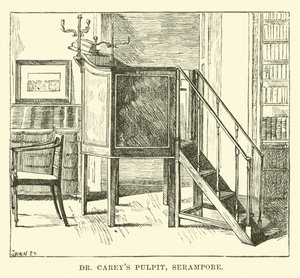 Dr. Careys Prædikestol, Serampore af English School