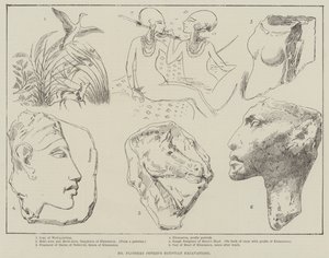 Dr. Flinders Petries egyptiske udgravninger (gravering) af English School