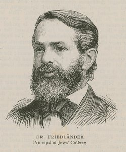 Dr. Friedlander, rektor ved Jews College af English School