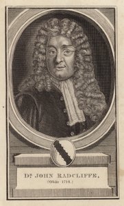 Dr. John Radcliffe døde 1714 af English School