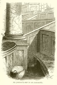 Dr. Johnsons Pew i St. Clements af English School