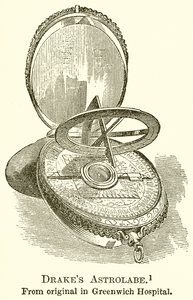 Drakes Astrolabe af English School