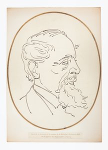 Tegning af Charles Dickens af Mr. Maskelyne