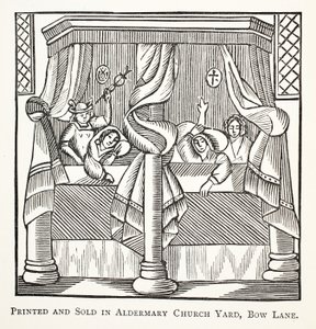 Dreams and Moles, illustration fra Chap-books of the Eighteenth Century af John Ashton, pub. 1882 af English School