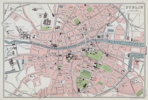 Dublin (farvelitografi) af English School