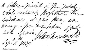 hertug af Newcastle af English School