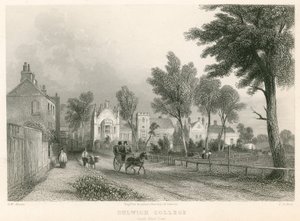 Dulwich College, London, sydvestlig udsigt af English School
