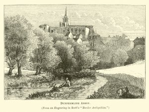 Dunfermline Abbey  af English School