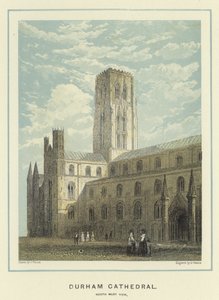 Durham Cathedral, udsigt til nordvest af English School