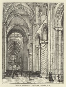 Durham Cathedral, skibet ser mod øst af English School