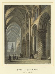 Durham Cathedral, udsigt over skibet af English School