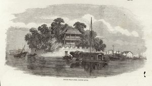 Dutch Folly Fort, Canton River af English School