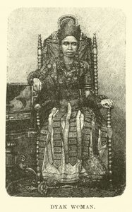 Dyak kvinde af English School