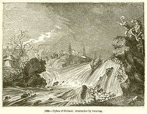 Dykes of Holland: Destruction by Bursting af English School