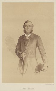 Jarl Percy, hertug af Northumberland (litho) af English School