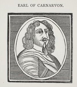 Earl of Carnarvon, illustration fra Chap-books of the Eighteenth Century af John Ashton, pub. 1882