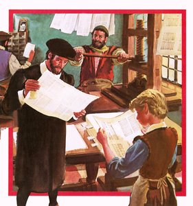 Tidlig trykpresse af English School