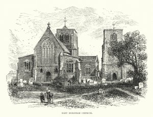 East Dereham Church (gravering) af English School