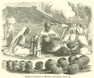 Eastern Potters at Work, Jeremiah, xviii, 2 af English School