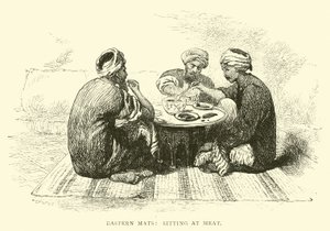 Östliche Matten, beim Essen sitzend