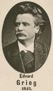 Edvard Grieg (gravure) af English School