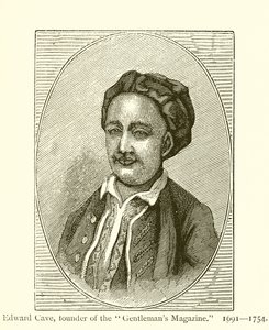 Edward Cave, grundlægger af Gentlemans Magazine af English School