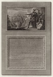 Edward I fjerner stenen fra Scone af English School