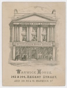 Edwardes Brothers & Burke, handelskort af English School