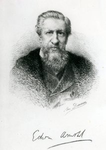 Edwin Arnold (1832-1904) (gravering) af English School