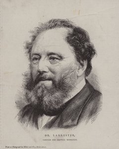 Edwin Lankester, engelsk kirurg og naturforsker og Coroner for Central Middlesex af English School