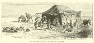 Eeliaut encampment, plains of Veramine  af English School