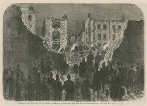 Virkningerne af eksplosionen i House of Detention, Clerkenwell af English School