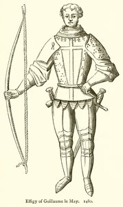 Billede af Guillaume le May. 1480 af English School