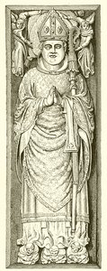 Billede af William af Wykeham på hans grav i Winchester Cathedral