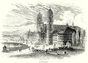 Einsiedeln (kobberstik) af English School