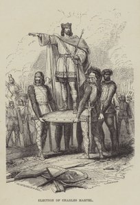 Valg af Charles Martel (gravering) af English School