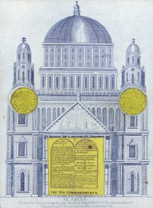 Højde af St Pauls Cathedral af English School