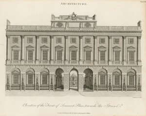 Forhøjning af fronten af Somerset Place af English School
