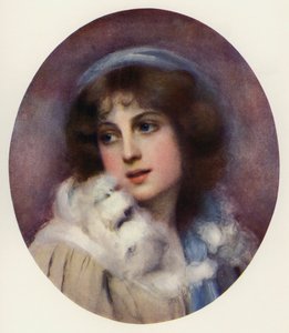 Elsie (farve litho) af English School