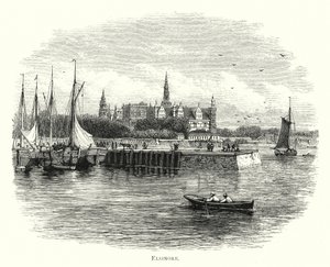Helsingør (gravering) af English School