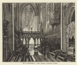 Ely Cathedral, koret, ser mod vest af English School