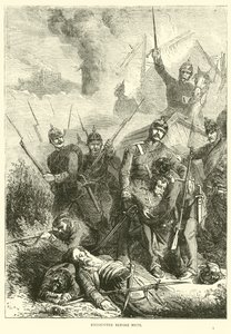 Møde før Metz, august 1870 af English School