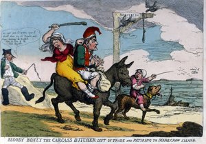 Engelsk tegneserie om kejser Napoleon I