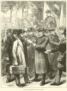 Engelske indbyggere forlader Paris, oktober 1870 af English School