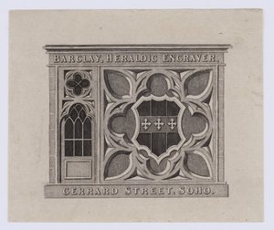 Gravør, Barclay, handelskort af English School