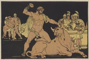 Entellus dræber tyren af English School