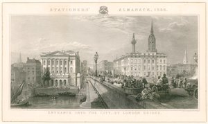 Indgang til byen ved London Bridge af English School