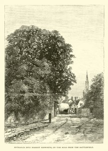 Indgang til Market Bosworth, på vejen fra slagmarken af English School